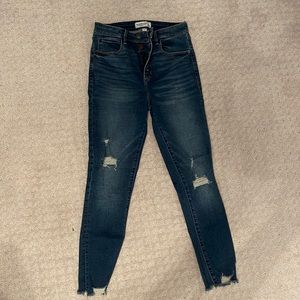 Abercrombie curve love super skinny ankle jeans